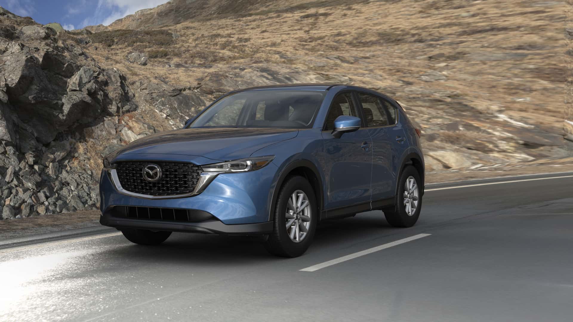 2023 Mazda CX-5 2.5 S Deep Crystal Blue Mica | Neil Huffman Mazda in Louisville KY