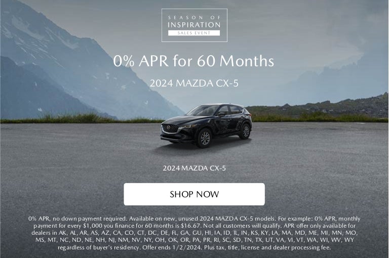 Neil Huffman Mazda's Season of Inspiration Sales Event