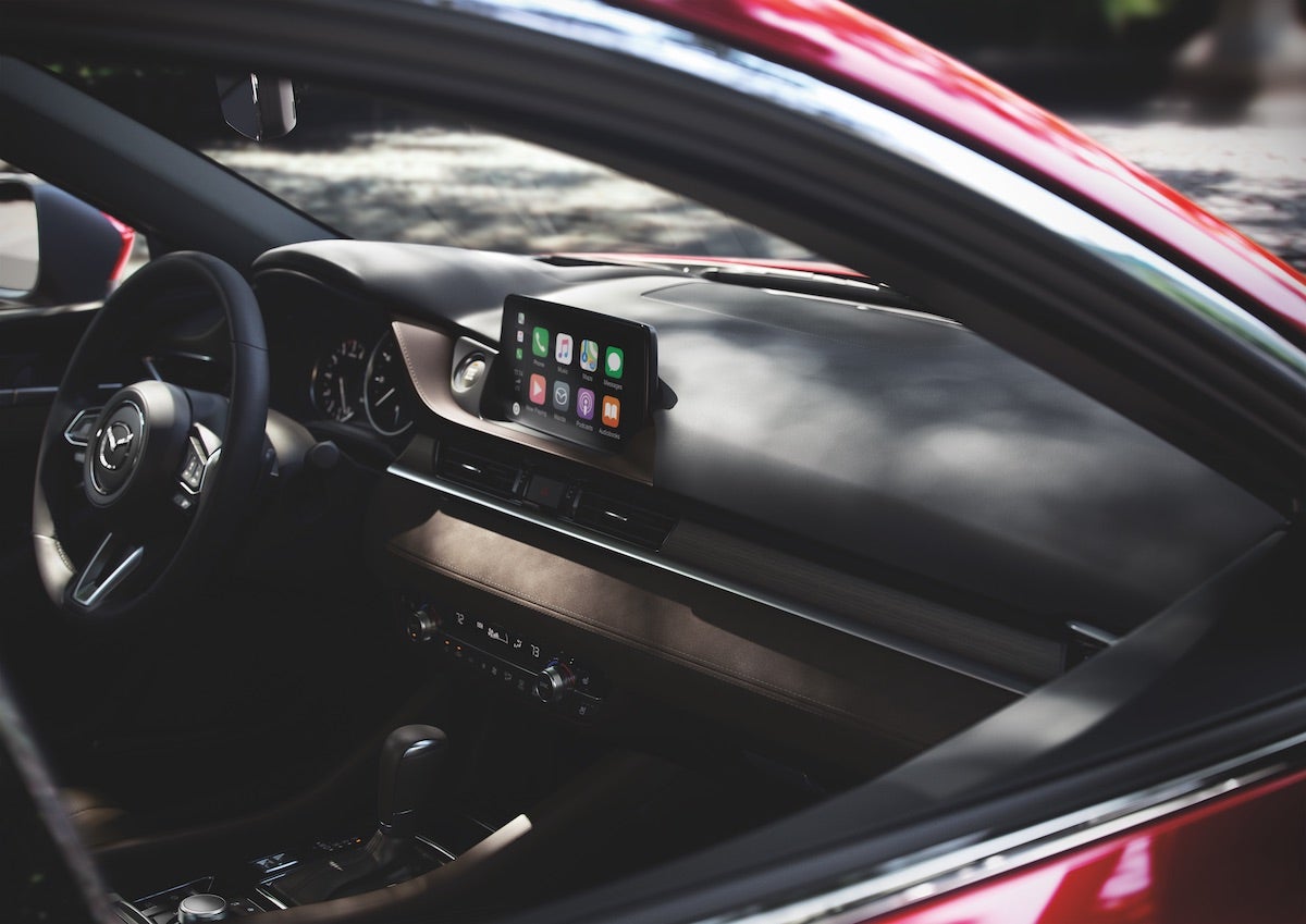 2019 Mazda6 Interior shot - Apple CarPlay